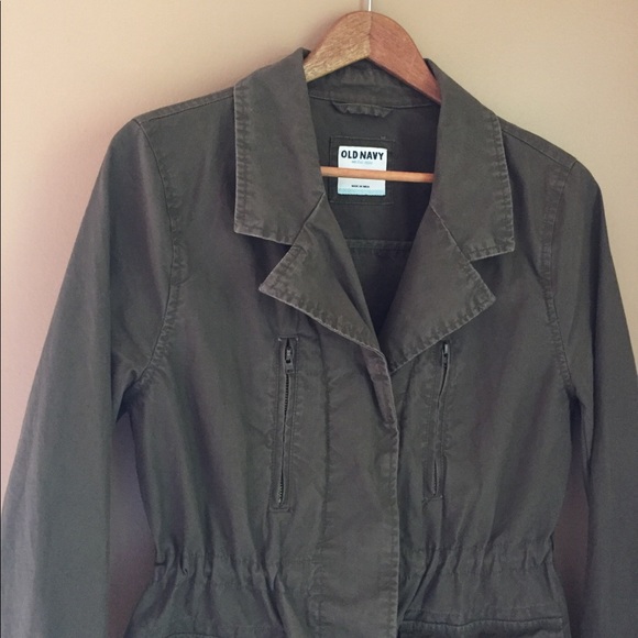 Old Navy Jackets & Blazers - Old Navy Long Field Jacket | Pine Green